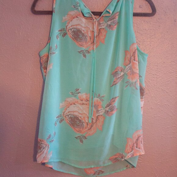 Ann Taylor Large Sleeveless Blouse - Picture 3 of 5